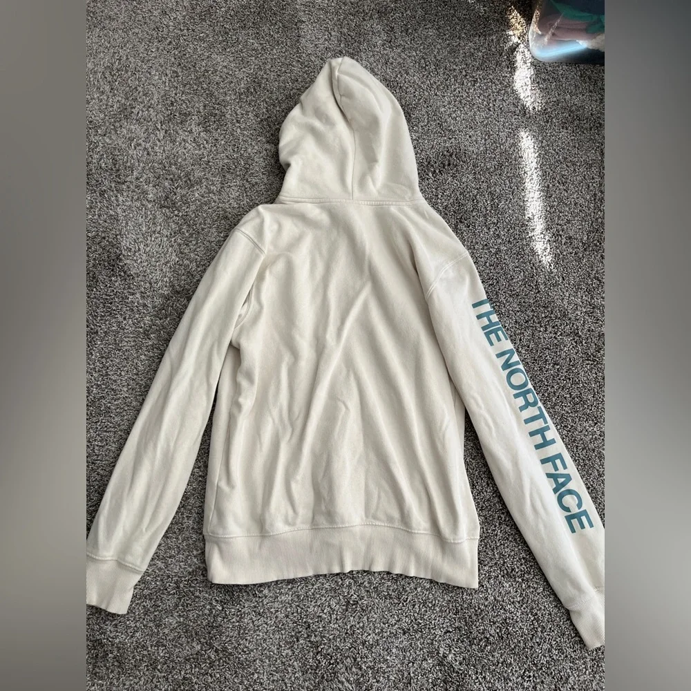 Men’s The North Face Ivory and Blue Hoodie